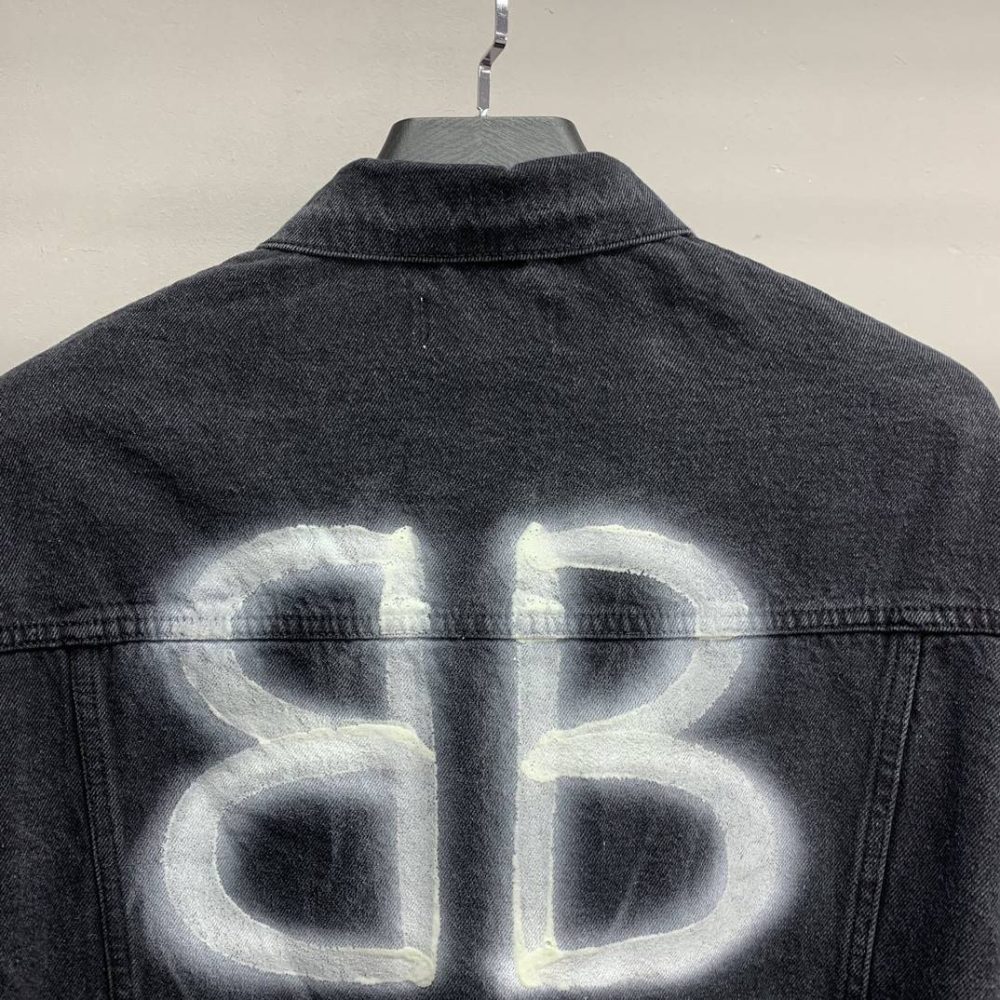 Balenciaga BB letter denim jacket