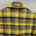 Balenciaga reversible plaid shirt jacket