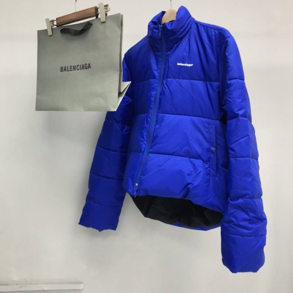 Balenciaga irregular down jacket