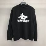 Balenciaga lettered long sleeve T-shirt