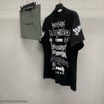 Balenciaga doodle year of the Dragon Alphabet T-shirt