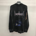 Balenciaga Reflection Tower Long Sleeve T-Shirt