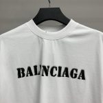 Balenciaga front and back T-shirt with blurred letters