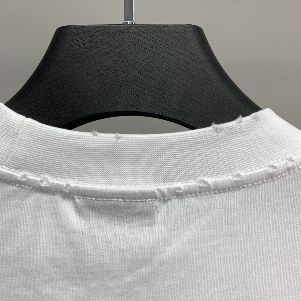 Balenciaga front and back T-shirt with blurred letters