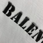 Balenciaga front and back T-shirt with blurred letters