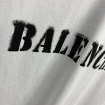 Balenciaga front and back T-shirt with blurred letters