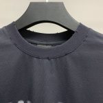 Balenciaga front and back T-shirt with blurred letters