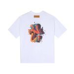 Louis Vuitton 23ss front and back patterned t-shirt