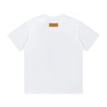 Louis Vuitton Logo lettering T-shirt with 23SS neckline