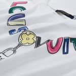 Louis Vuitton Logo lettering T-shirt with 23SS neckline