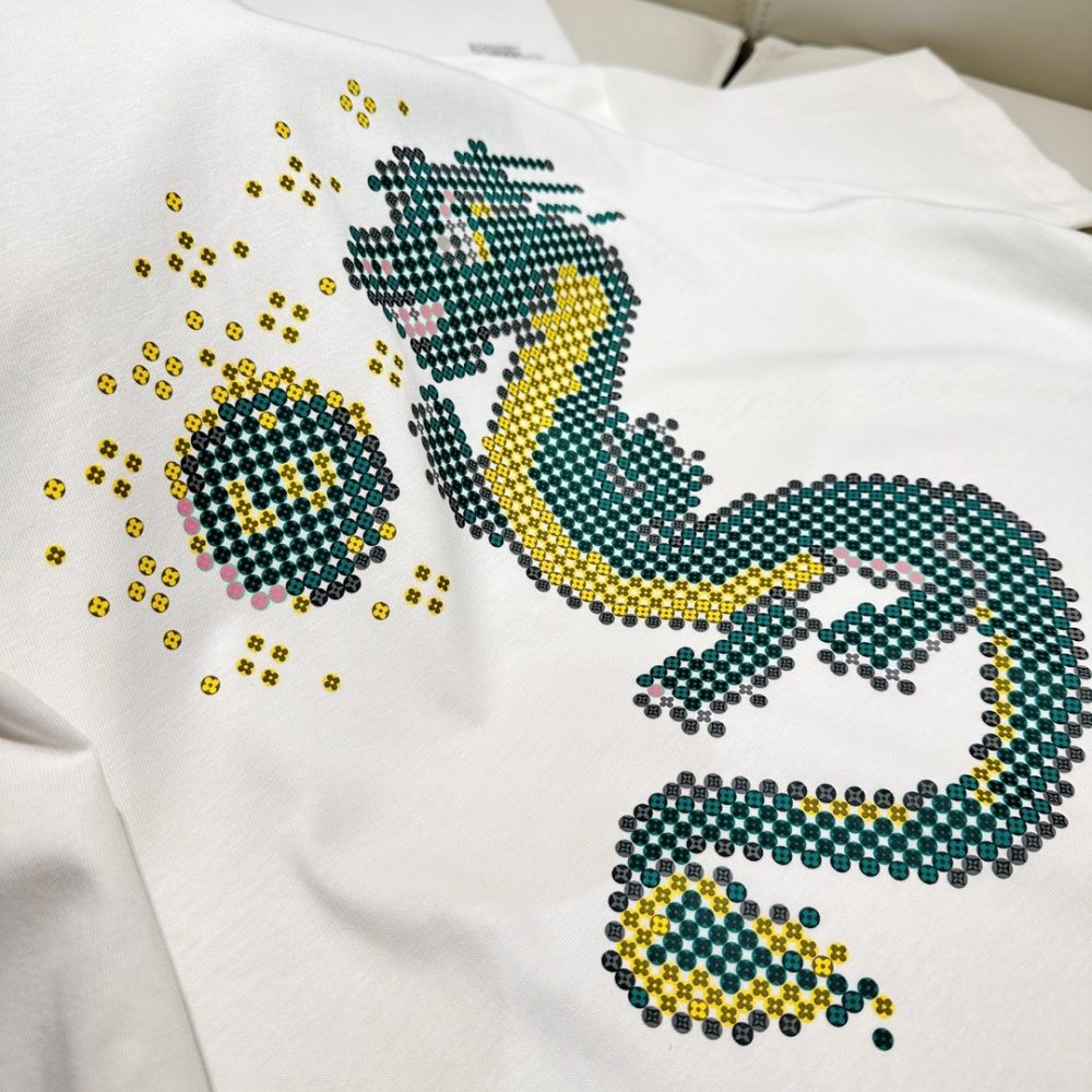 Louis Vuitton 24ss Spring Dragon Year Limited Cotton T-shirt