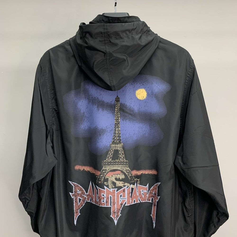 Balenciaga BLCG Tower Night View waterproof jacket