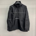 Balenciaga BLCG reflective half zipper jacket