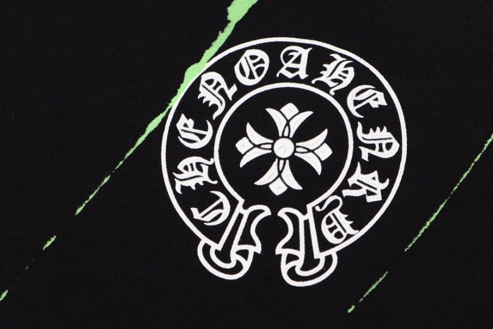 Chrome Hearts 24ss Crockett splash ink printing process short sleeve