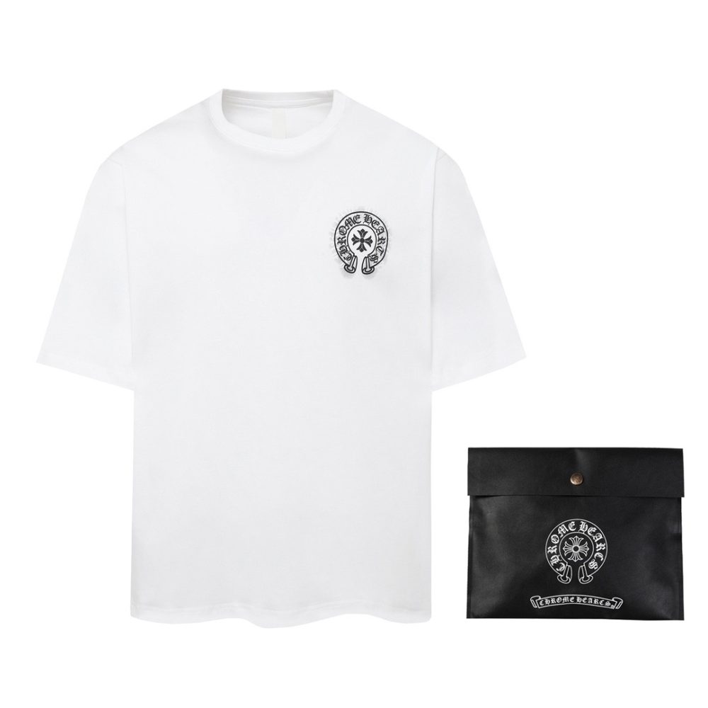 Chrome Hearts Heavy-duty foam horseshoe print t-shirt