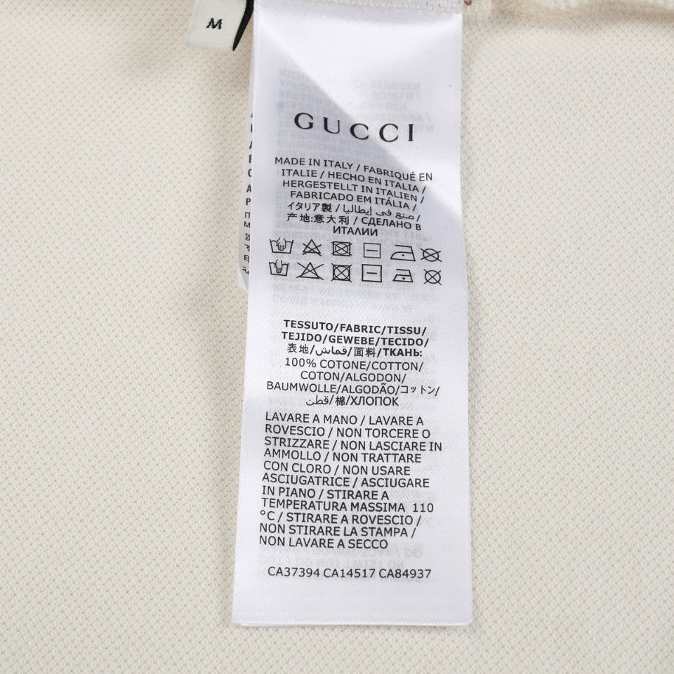 Gucci Embroidered lapel POLO on left chest