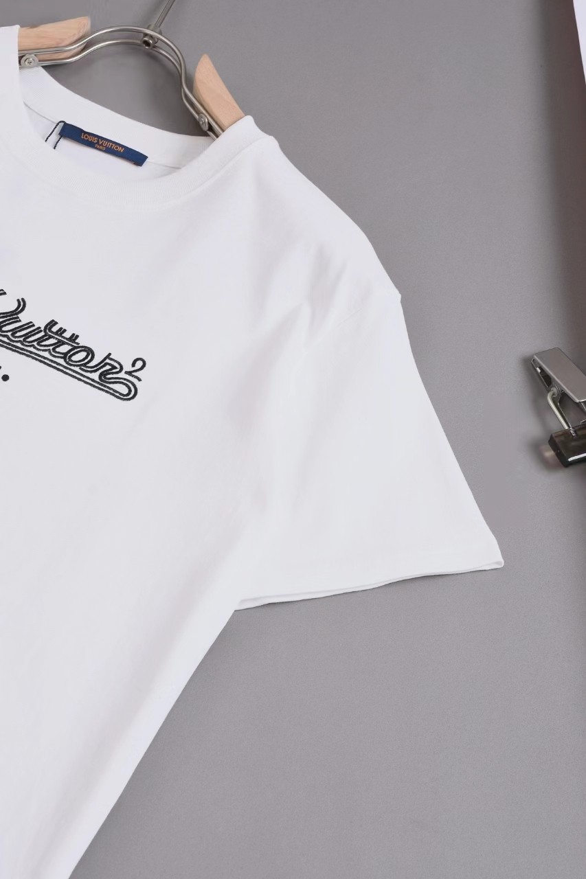 Louis Vuitton 24ss new embroidered t-shirt for spring and summer