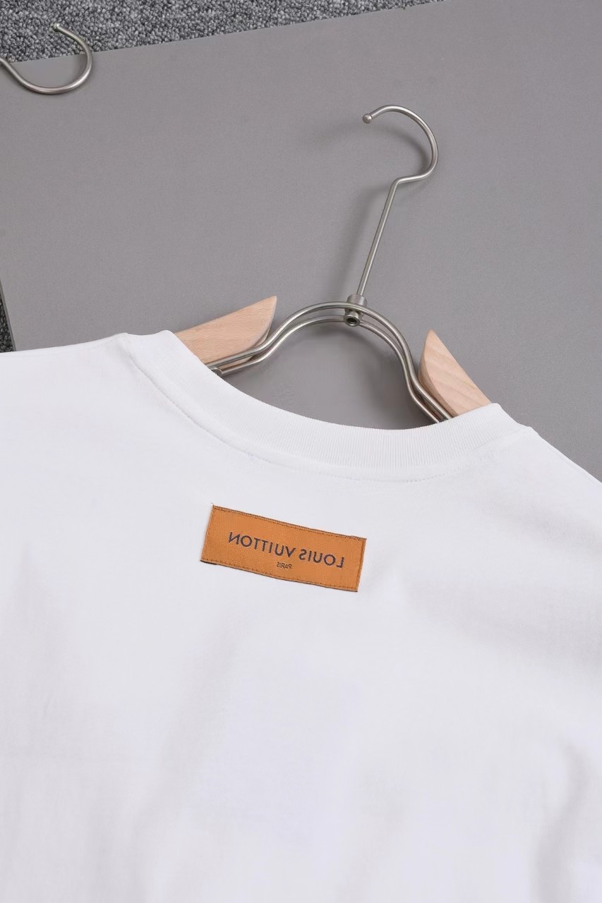 Louis Vuitton 24ss new embroidered t-shirt for spring and summer