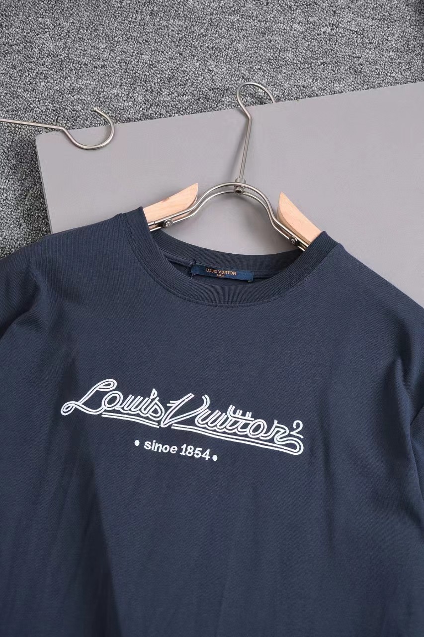 Louis Vuitton 24ss new embroidered t-shirt for spring and summer