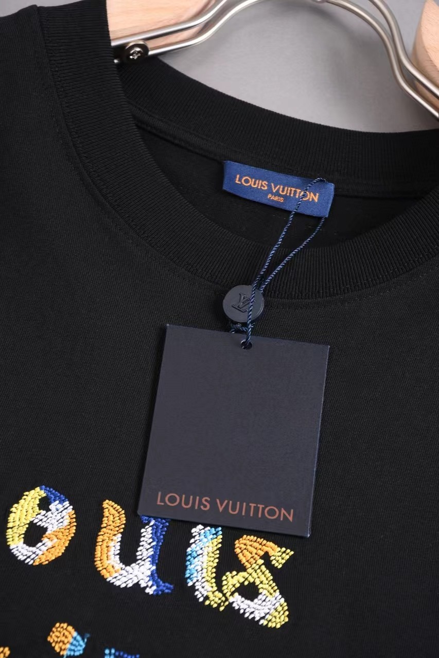 Louis Vuitton 24ss new embroidered t-shirt for spring and summer