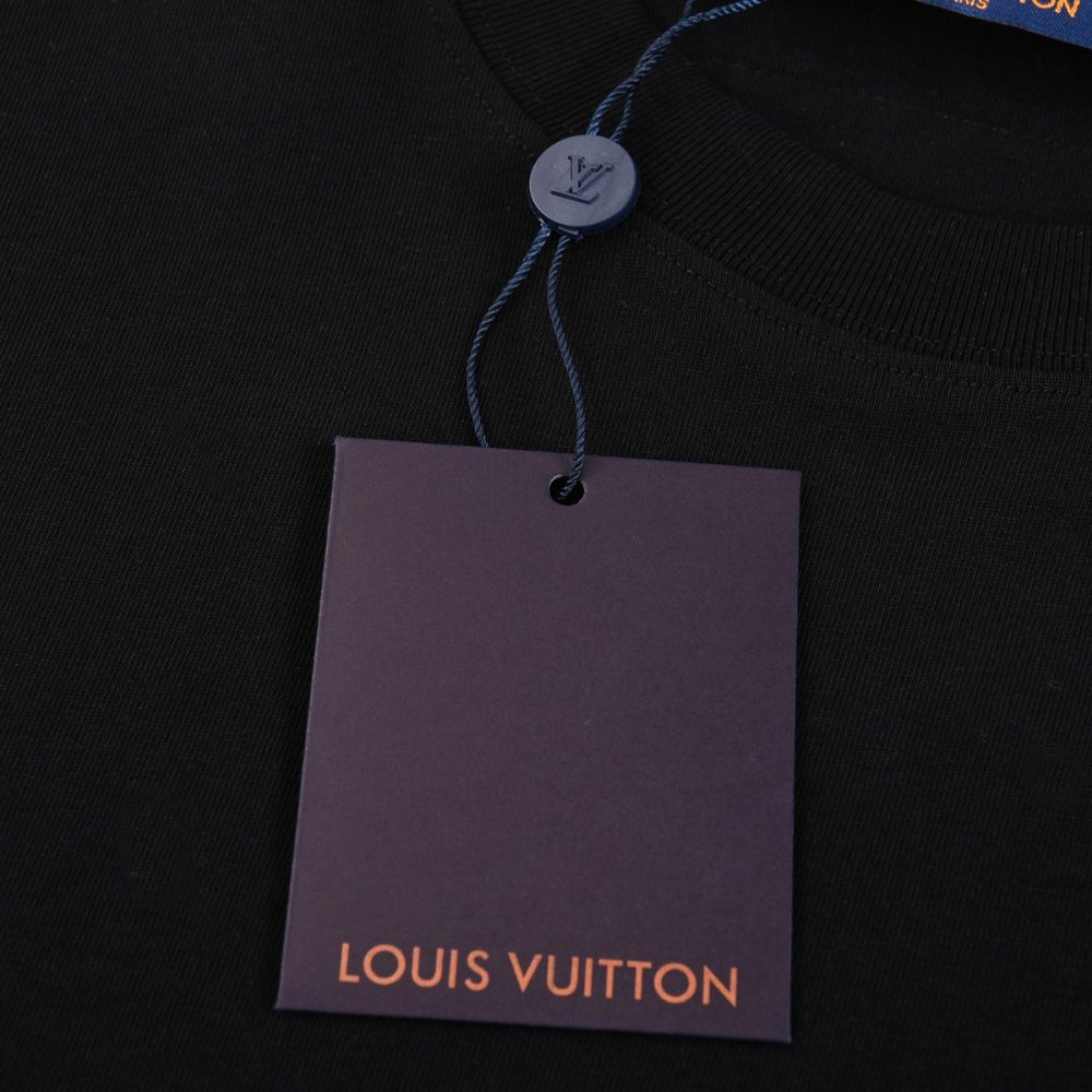 Louis Vuitton 24ss new embroidered round neck t-shirt