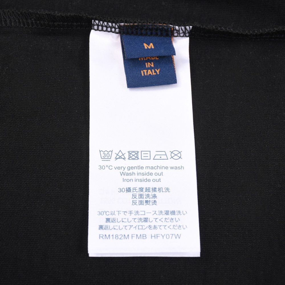 Louis Vuitton 24ss new embroidered round neck t-shirt