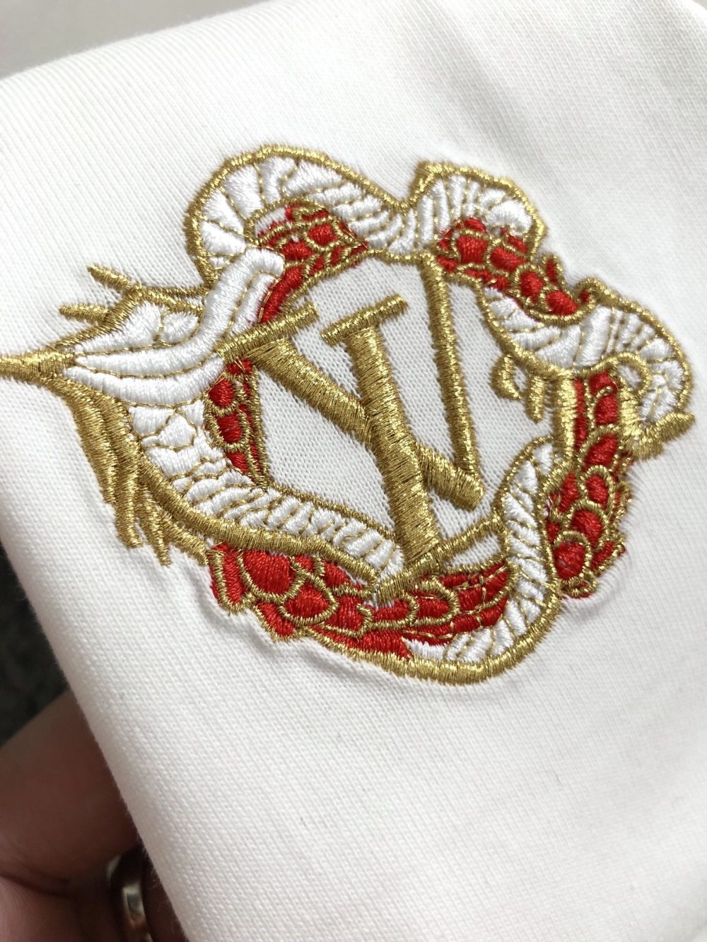 Louis Vuitton 24ss Year of the dragon embroidered t-shirt