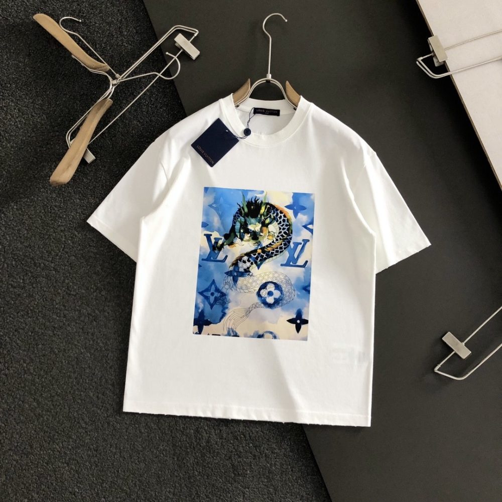 Louis Vuitton Dragon Cloud printed T-shirt