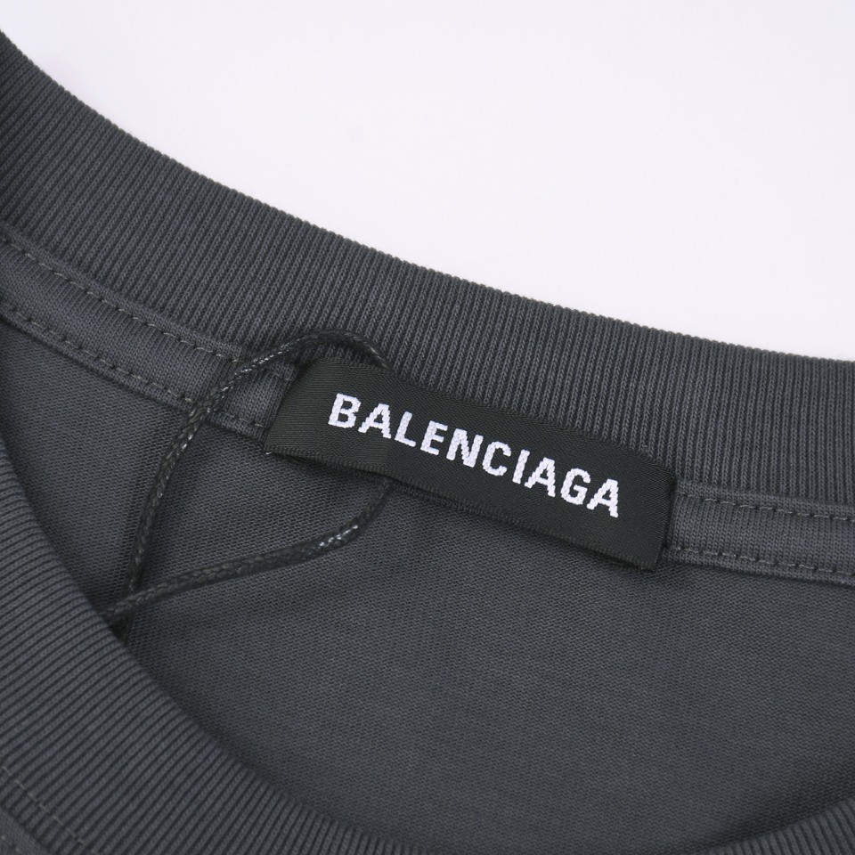 Balenciaga 24s double B dot printing t-shirt