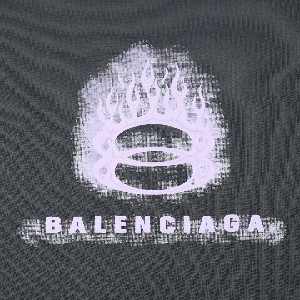 Balenciaga 24s double B dot printing t-shirt