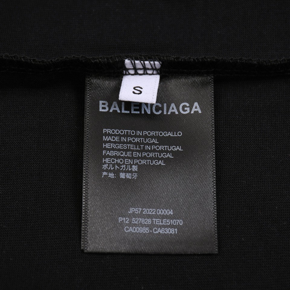 Balenciaga 24s double B dot printing t-shirt