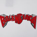 Balenciaga 24s embroidered fabric t-shirt