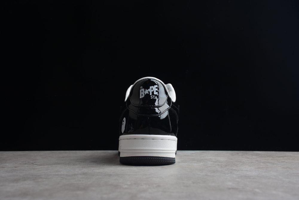 Bape Sta Low-Top Sneakers In Black And White