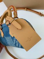 Louis Vuitton The new SPEEDY 18bandouli ère tannin denim handbag  N40682  Size：18*12*10cm