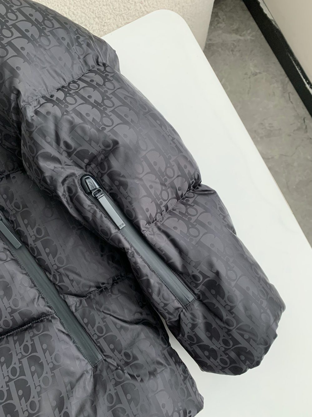 DIOR Logo Printed Down Jacket