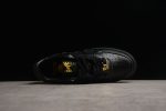 BAPE STA Low-Top Black Croc-Embossed Sneakers