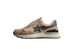 BAPE STA Runner Sneakers in Beige and Brown